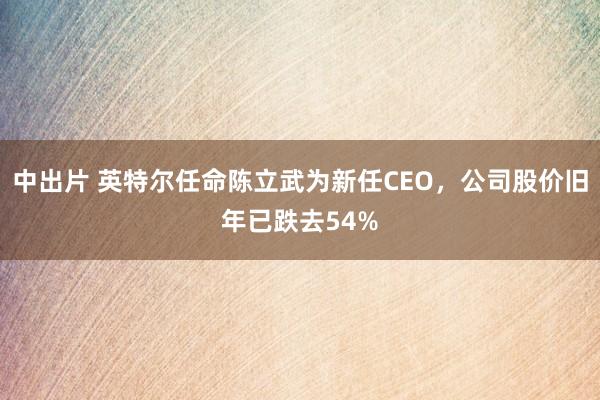中出片 英特尔任命陈立武为新任CEO，公司股价旧年已跌去54%